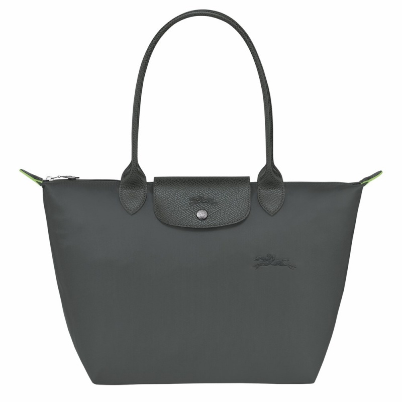 Deep Grey Longchamp Le Pliage M Women's Shoulder Bags